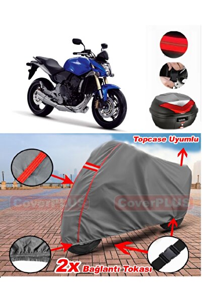 CoverPlus Honda Cb 600 F Hornet Rear Bag Compatible Motor Tarpaulin Motorcycl...