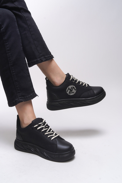 Riccon Libtihne Women's Sneaker 0012238   Black Black