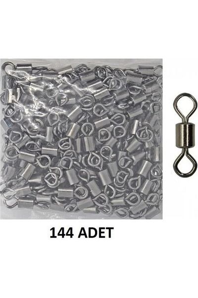 FİSH MASTER Swivel Rolling 144 Pack Stainless