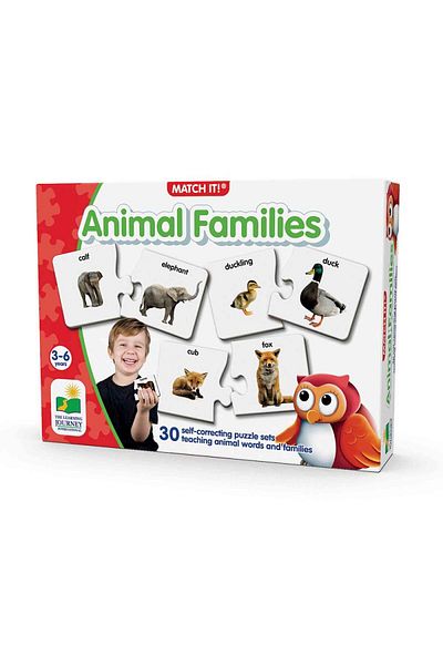 The Joc The Learning Journey Match It - Potriveste familia de animale