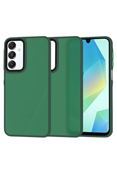 SKYDDAR INNOVATION Husa Samsung Galaxy A16, Frosted, Verde inchis, set cu sti...