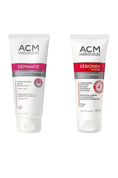 ACM Moisturizing cream set for oily and dry skin 40ml and skin spot removal cream 40ml