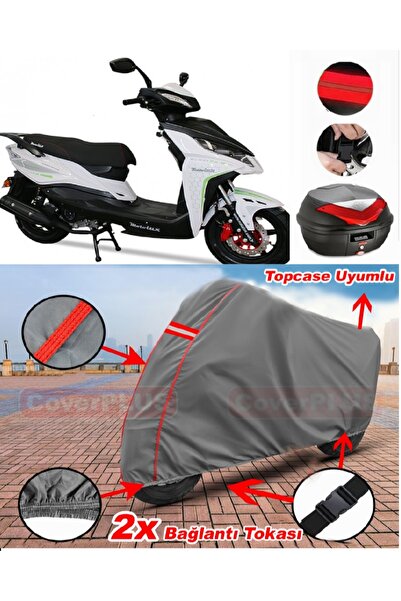 CoverPlus Motolux Rossi Rs 50 Rear Bag Compatible Motor Tarpaulin Motorcycle ...