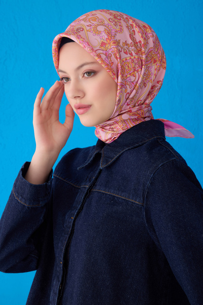 Belli 2025 Yaz Sezonu % 100 Sura İpek Eşarp 4101D 80