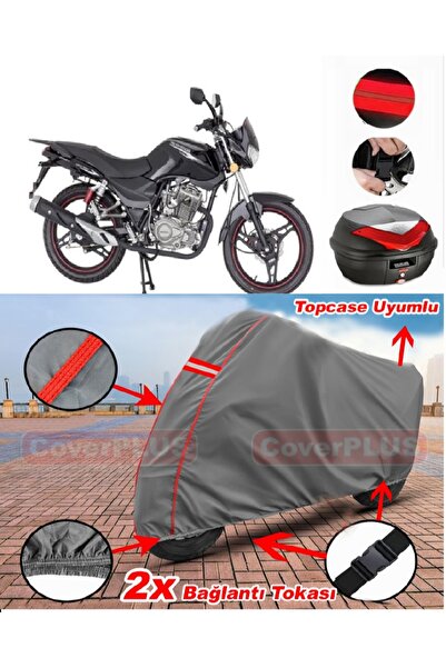 CoverPlus حقيبة خلفية Mondial 150 MH Drift متوافقة مع قماش القنب للدراجات الن...