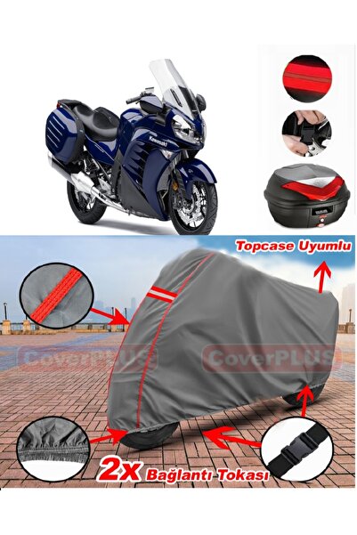 CoverPlus غطاء محرك السيارة المتوافق مع Kawasaki GTR 1400، غطاء محرك السيارة ...