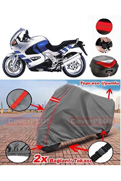 CoverPlus Bmw K 1200 RS حقيبة خلفية متوافقة مع قماش القنب للدراجات النارية با...