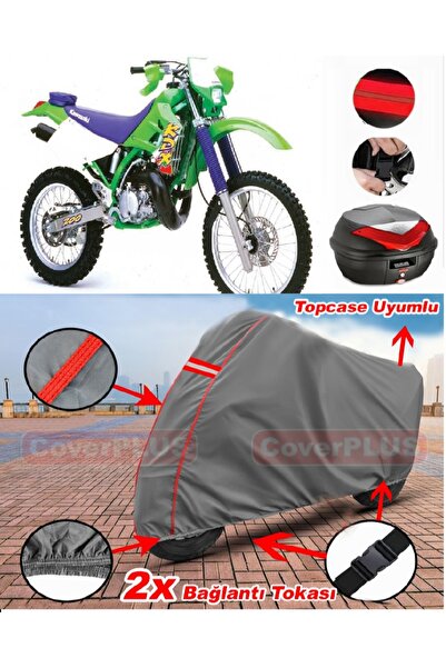 CoverPlus غطاء محرك السيارة المتوافق مع Kawasaki KDX 200، غطاء محرك السيارة ب...