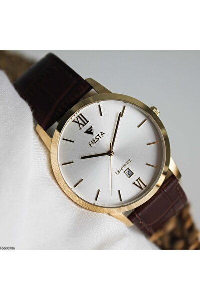 Fiesta Fs600786 Men's Wrist Watch with Leather Cord