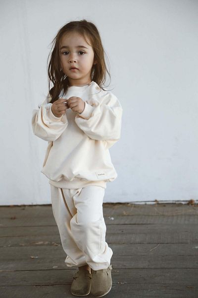OhlalaKoala Cream Back Printed Seasonal Tracksuit Set