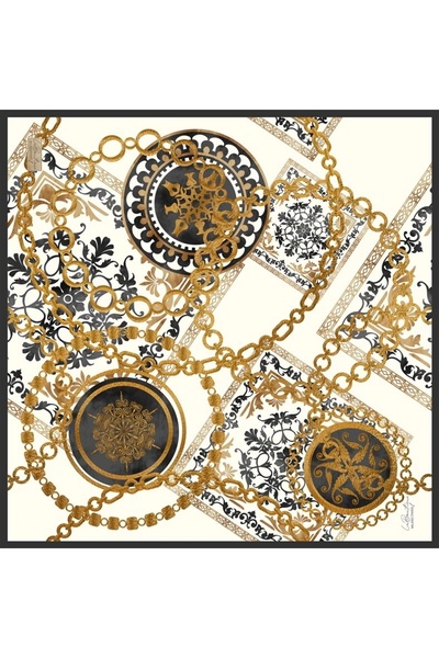 LA BOUTIQUE 2383-02 حرير تويل 90X90