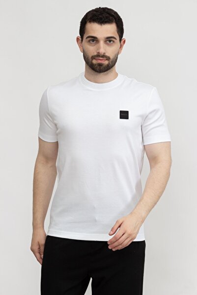 BOSS Erkek Bisiklet Yaka T-Shirt
