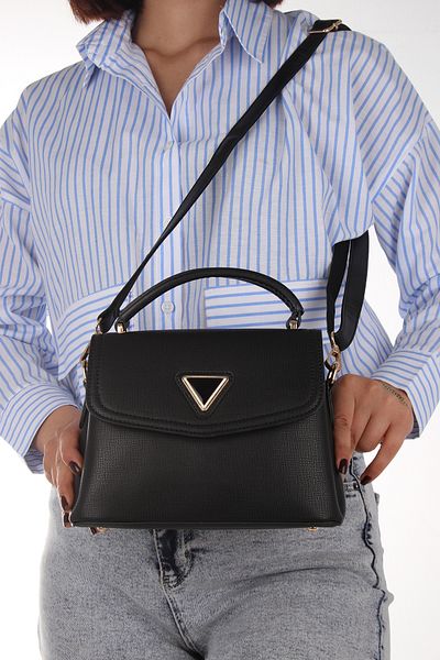 By Hakan Jn-48 Women's Hand and Shoulder Bag Crossbody Bag Black