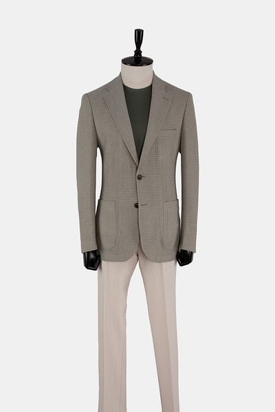 HC MEN CLASSIC Men's Seersucker Casual Jacket