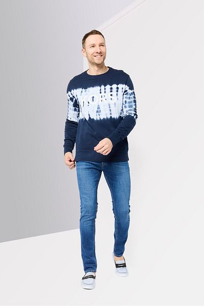Michael Kors Men Crew Neck Ombre Long Sleeves Sweatshirt, Multicolor