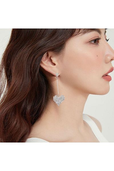 SIC MODA Cercei Cristal Inimioara Sic Moda 5725