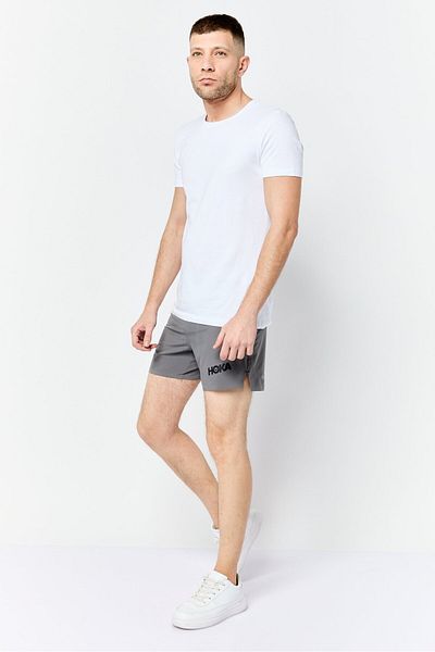 hoka Men Sportswear Fit Training Shorts, Grey