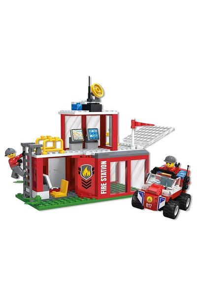 Blocki Blocki My Fire Brigade Building Set - Fire Station