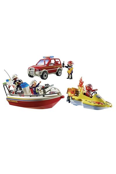 Playmobil City Action - Misiunea pompierilor pe apa