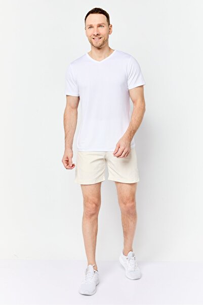 adidas Men Sportswear Fit Formal Training Shorts, Beige