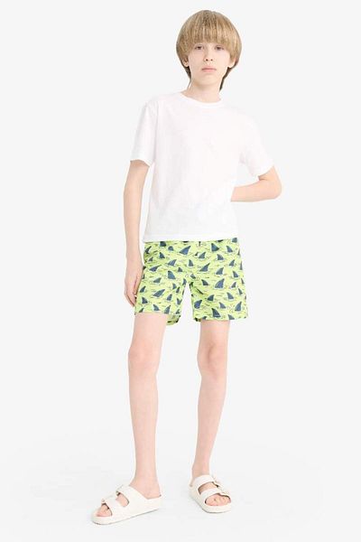 DeFacto New Season Boy's Patterned Swim Shorts