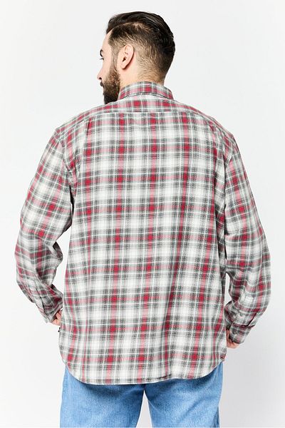 Nautica Men Classic Fit Plaid Long Sleeve Casual Shirts, Multicolor