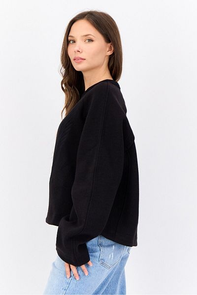 adidas Y-3 By Yohji Yamamoto Women Sportswear Fit Outdoor Sweatshirt, Black