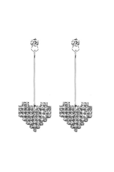 SIC MODA Cercei Cristal Inimioara Sic Moda 5725