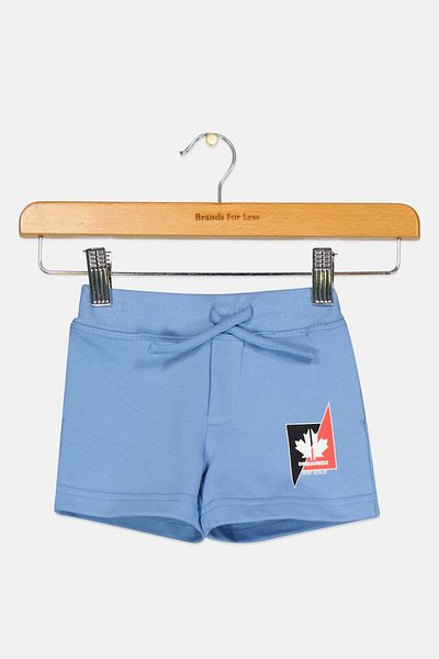 DSquared2 Toddlers Boy Graphic Print Basic Shorts, Light Blue