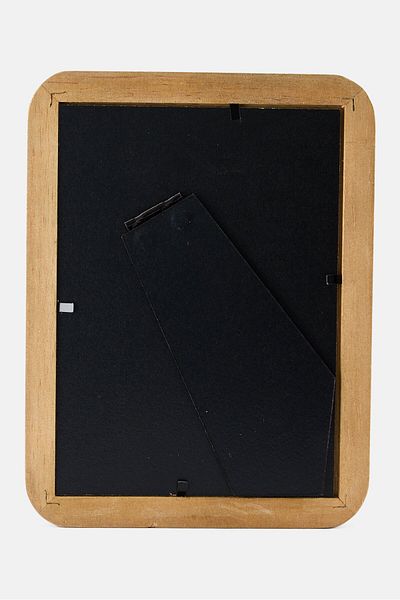 Muy Mucho Oak Wooden Standing Photo Frame, Tan