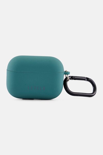 Levelo جراب Gorra Hybrid Silicone Pro Airpod، أخضر نعناعي