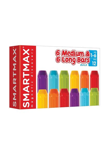 Smart Smart Games magnetic game - Set of 6 medium and 6 long pieces