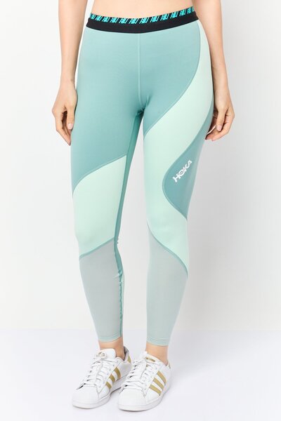 hoka بنطال رياضي مناسب للتدريب للنساء، أخضر حكيم