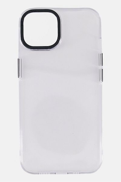 Levelo iPhone 14 Sensa Clear Back Phone Case, Transparent/Grey