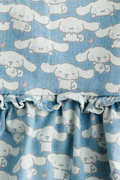 H&M Baskılı Kot Elbise