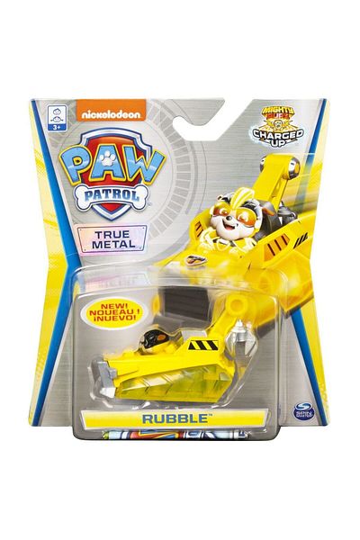 PAW PATROL Set figurina cu vehicul Paw Patrol True Metal - Charged Up