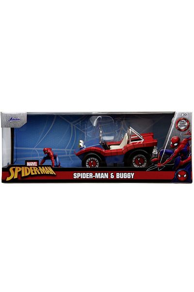 Jada Jada Toys diecast car with figure - Spider-Man and Buggy 1:24