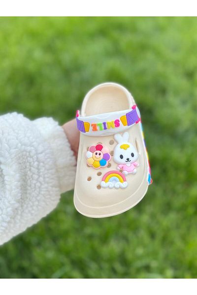 Bold Boutique Figured Children's Slippers, Pool Beach Slippers, Children's Sandals, Non-Slip Sole, Suitable for Kindergarten