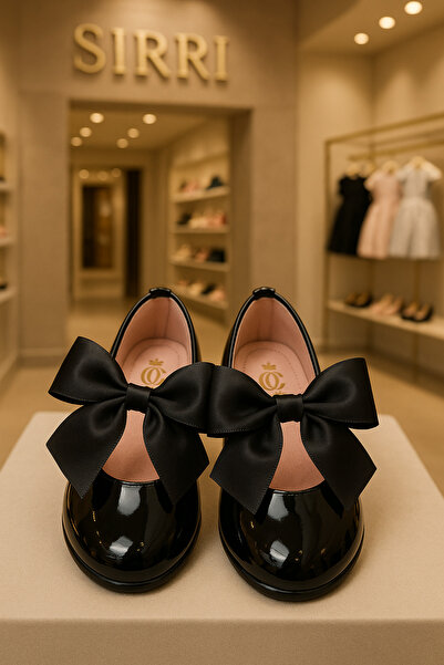 SIRRI Pantofi de balerina cu fundita pentru fete