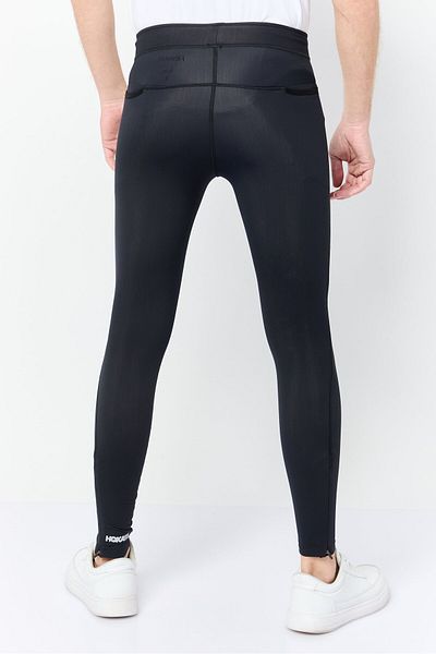 hoka Men Sportswear Fit Brand Logo Training Tights, Black