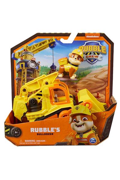 PAW PATROL Set figurina cu vehicul Paw Patrol - Rubble Crew