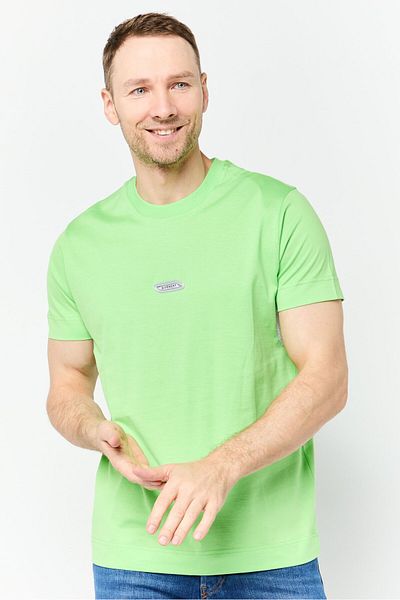 Givenchy Men Crew Neck Brand Logo Short Sleeve T-shirt, Bright Green