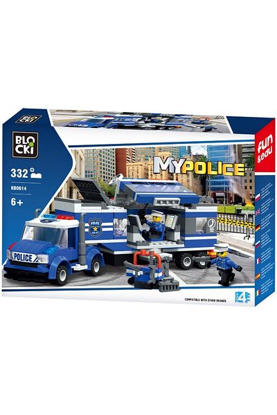 Blocki Blocki My Police construction set - Mobile police brigade