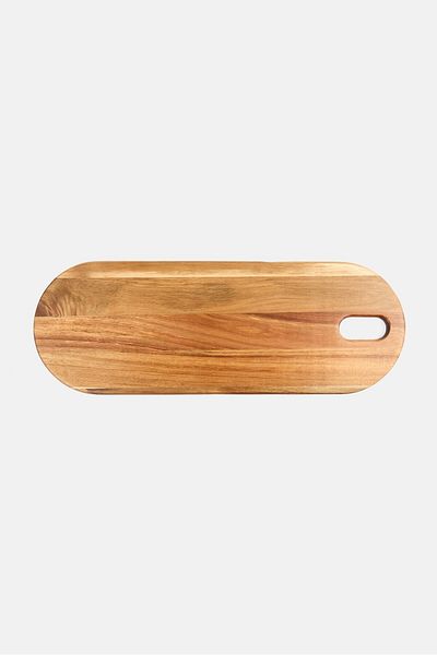 Muy Mucho Acacia Wood Serving Board, Tan