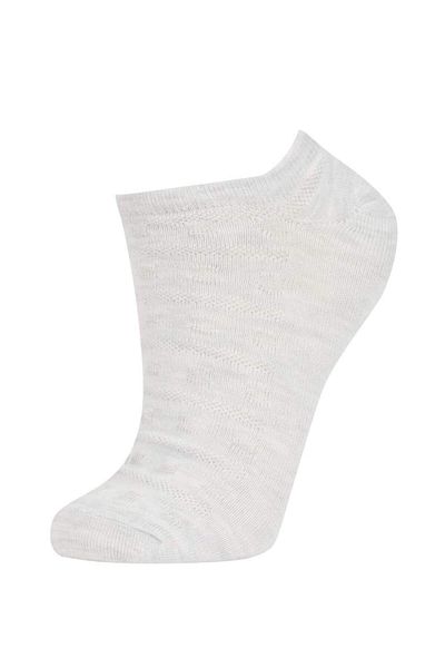 DeFacto New Season Women's 3-Piece Cotton Sneaker Socks