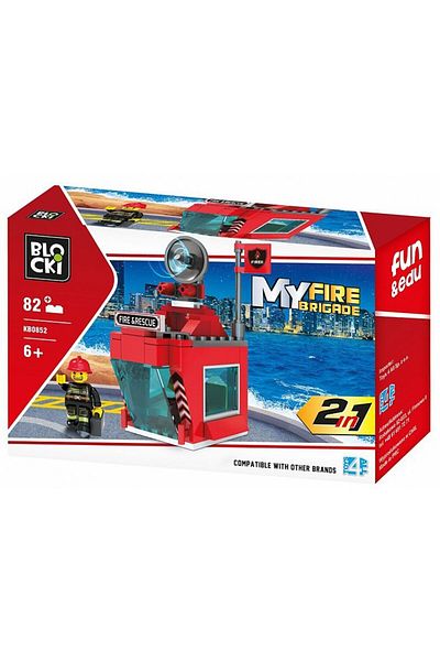 Blocki Set de constructie Blocki My Fire Brigade - Turn control
