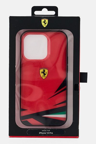 Scuderia Ferrari Pc Tpu Case With Double Layer Print Iphone 14 Pro, Red