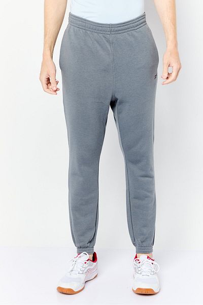Reebok Men Sportswear Fit Drawstring Training Track Pants, Grey