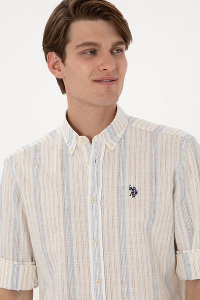 U.S. Polo Assn. Men's White Long Sleeve Shirt 50306289 -Vr013