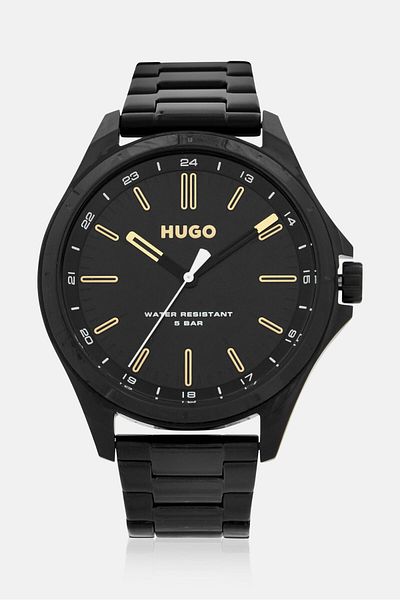 BOSS Men 1530322 Stainless Steel Watch 42 Mm, Black